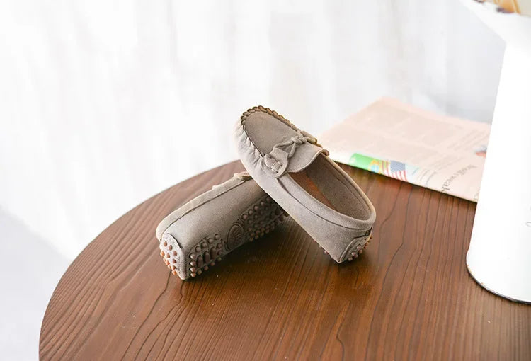 Children Loafers Shoes Boys Flat Sneakers Baby Kids Casual Shoes Toddler Girls Breathable Slip-on Shoes Soft Bottom Solid Color Badiee Stylez