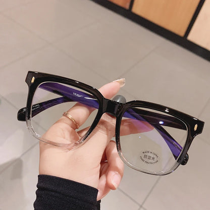 Transparent Computer Glasses Frame Women Men Anti Blue Light Round Glasses Blackout Glasses Optical Glasses Lenses Badiee Stylez