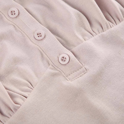 Sweet Button-up Top Women's Summer Cute Slim-fitting Contrast Lace Stitching Bow Square Collar T-shirts Y2K Korean Tees