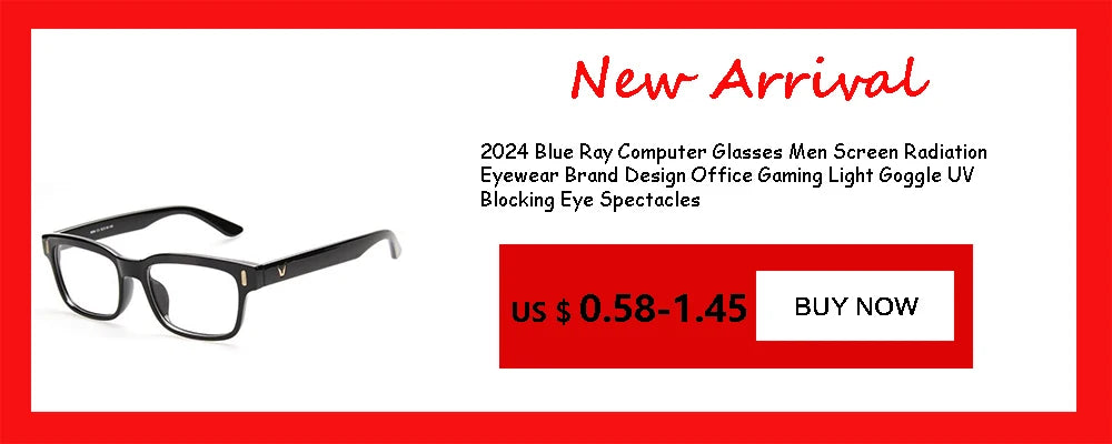 2024 Oversized Square Glasses Anti Blue Light Glasses Large Frame Myopia Glasses Flat Light Glasses Transparent Eyeglasses Badiee Stylez