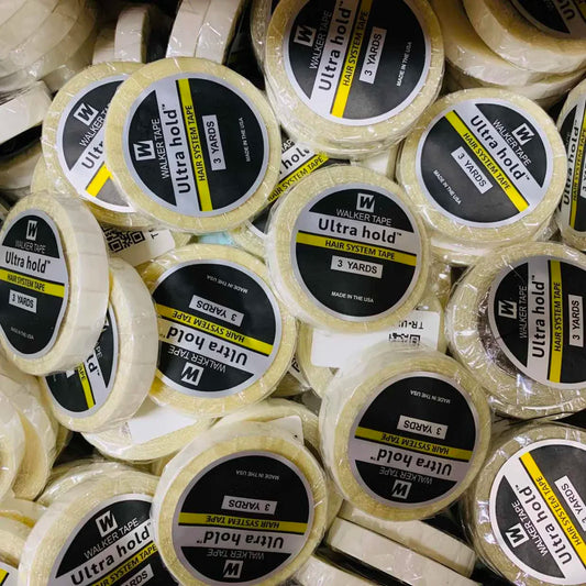 Wholesale 5/10PCS 3YARDS 0.8cm WALKERS TAPE Lace Front Hair SystemTape Extension Ultra Hold Walker Tape double wig adhesive