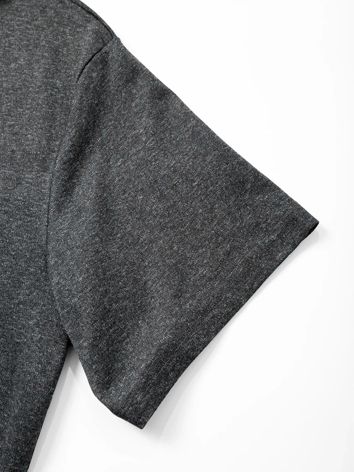 Men's Trendy Polo Shirt - Breathable Solid Color Casual Tee for Effortless Summer Style