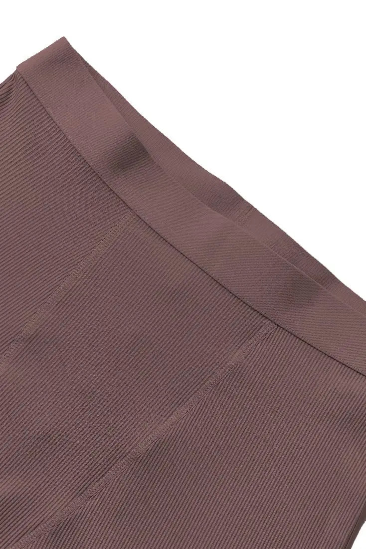 Lounge Wear Ribbed Casual 2 Piece Summer Shorts Set For Women Sleeve Top+Elastic Leggings Outfits