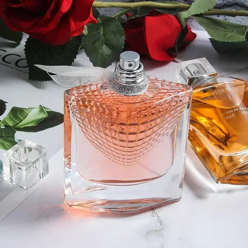 Original 75ml  Women Perfume True Love Rose Fragrance Lasting Perfume Fresh Natural Romantic Temperament Perfume Badiee Stylez