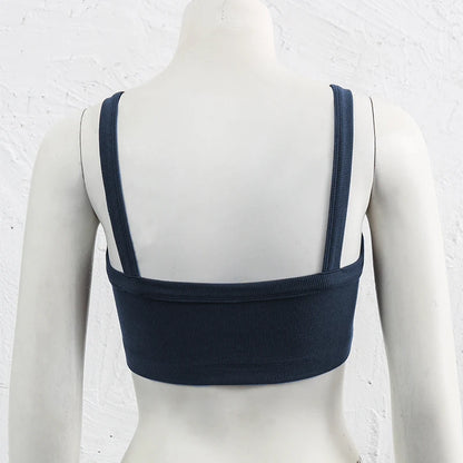 Women Sleeveless Crop Top Tank Tops Summer Sexy Casual Solid Color Streetwear Short Women's T-shirt Camisole Crop топ женский