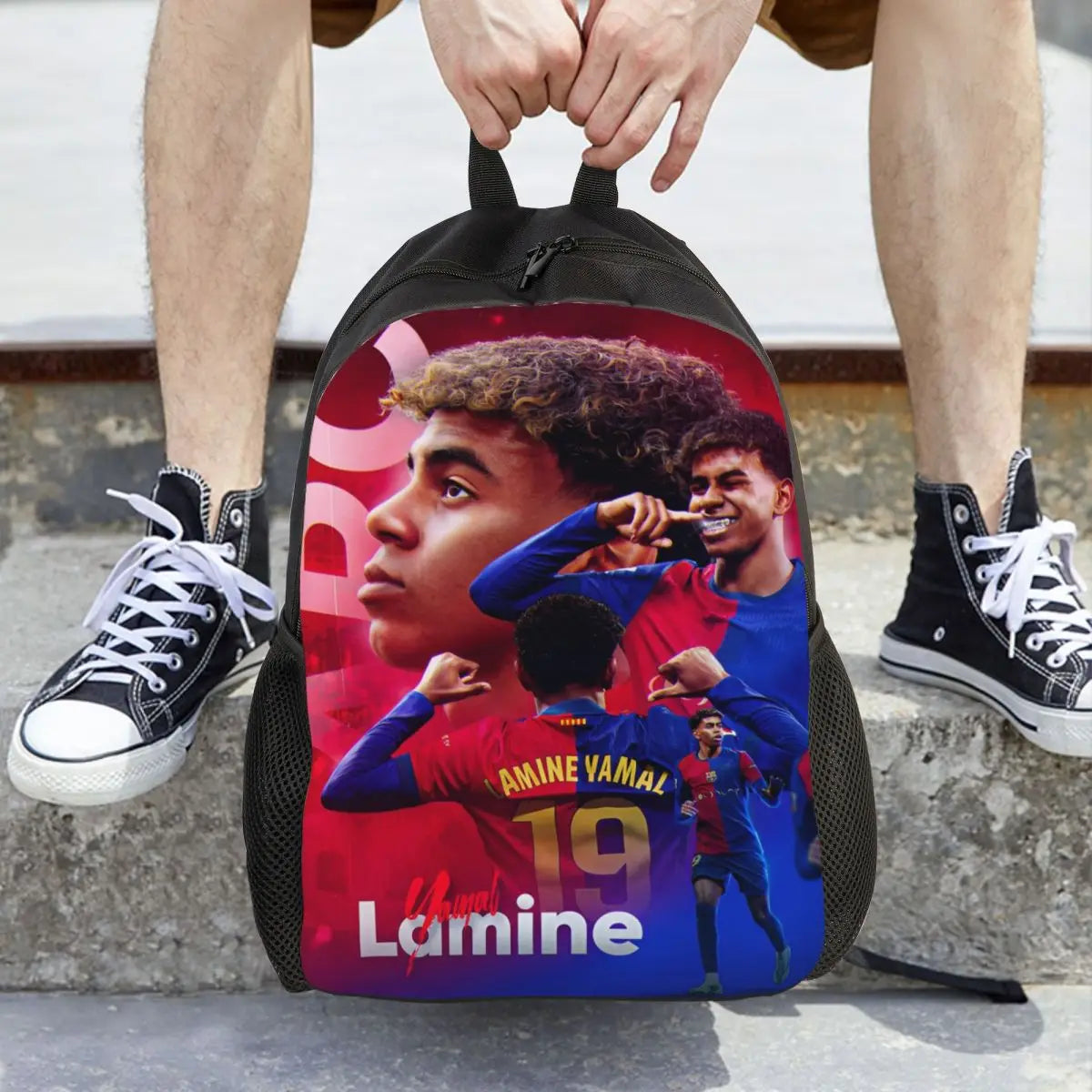 Lamine Y-Yamal Children Backpack for Kids Girls Boys Football Sports Backpacks Kawaii Daycare Child School Bag