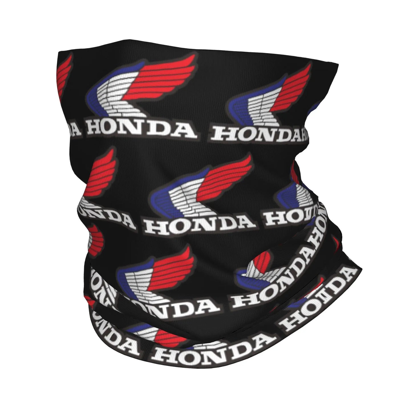 Custom H-Hondaes Motorcycle Rider Winter Headband Neck Warmer Women Men Ski Running Tube Scarf Moto Face Bandana Gaiter 16 Bandana