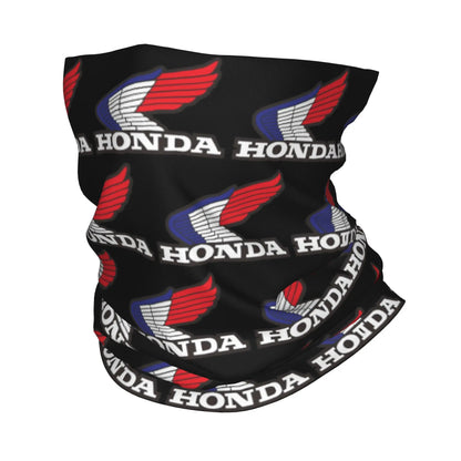 Custom H-Hondaes Motorcycle Rider Winter Headband Neck Warmer Women Men Ski Running Tube Scarf Moto Face Bandana Gaiter 16 Bandana