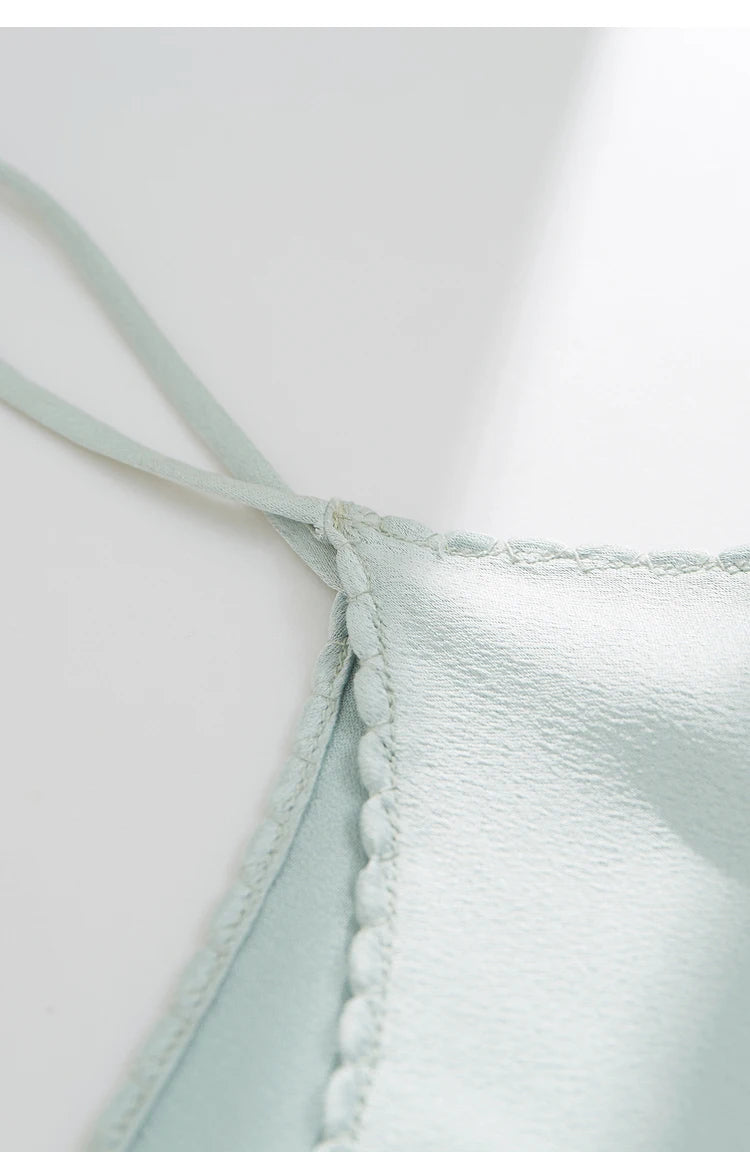 AMII Minimalism Sleeveless Top Women 2024 Summer New Camisole&Vest Office Lady Straight Chiffon Casual Female Clothing 12140330