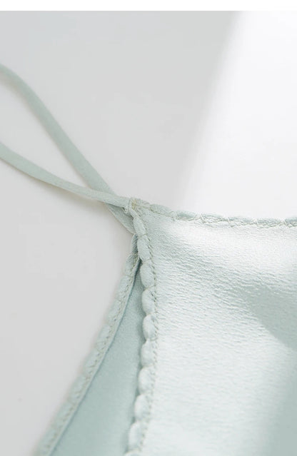 AMII Minimalism Sleeveless Top Women 2024 Summer New Camisole&Vest Office Lady Straight Chiffon Casual Female Clothing 12140330