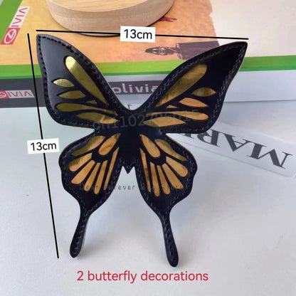 Labyrinth Butterfly Spider Web Letter Chain Handbags DIY Transparent Ita Bag Y2K Lolita Gothic Tote Vintage Fashion Shoulder Bag Decorations 2