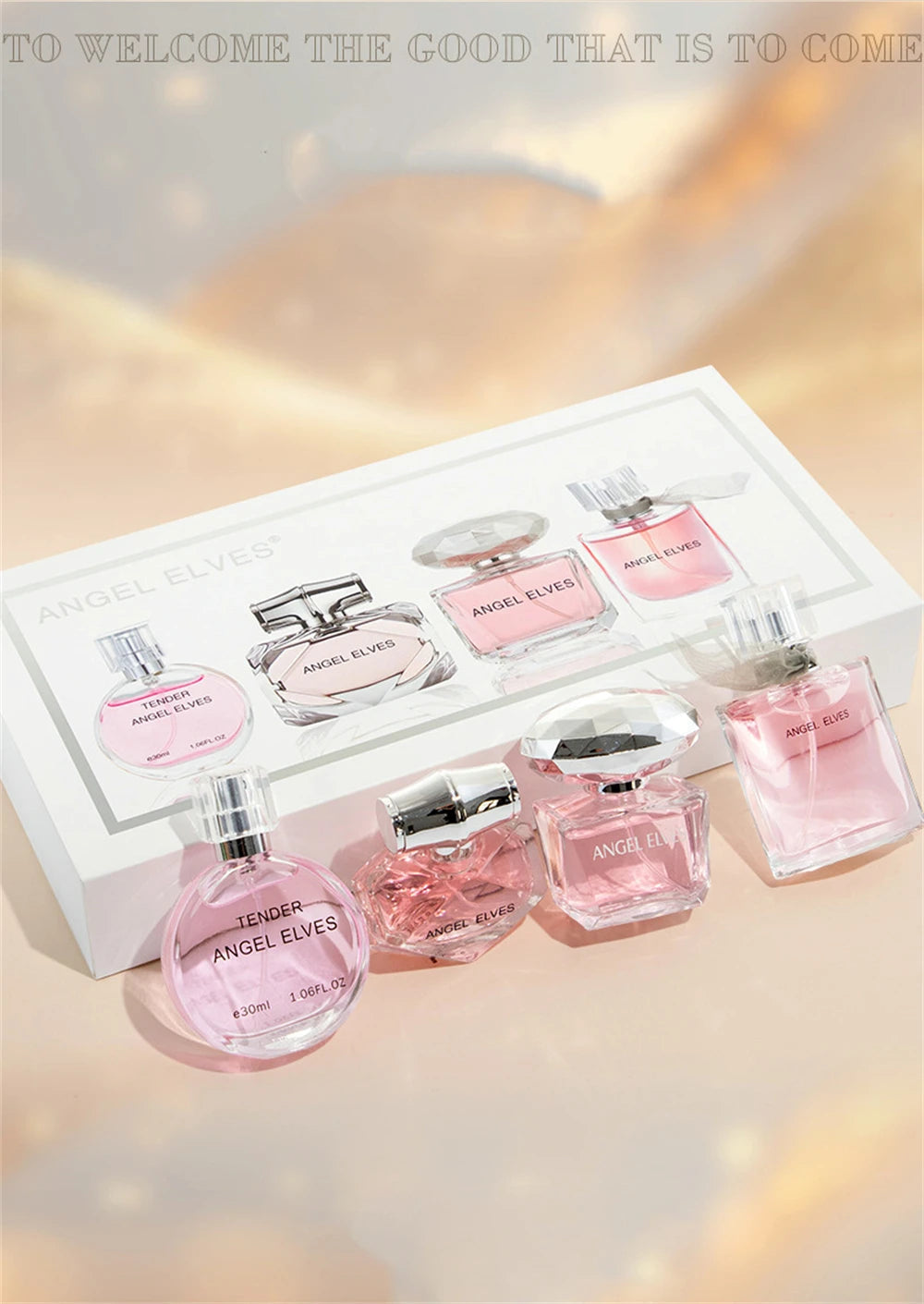 Gift Box 4Pcs Set Perfume Women 120ml Club De Nuit Perfumes De Mujer Lasting Fragrance Parfum Femme Floral Fruity Scent Spray Badiee Stylez