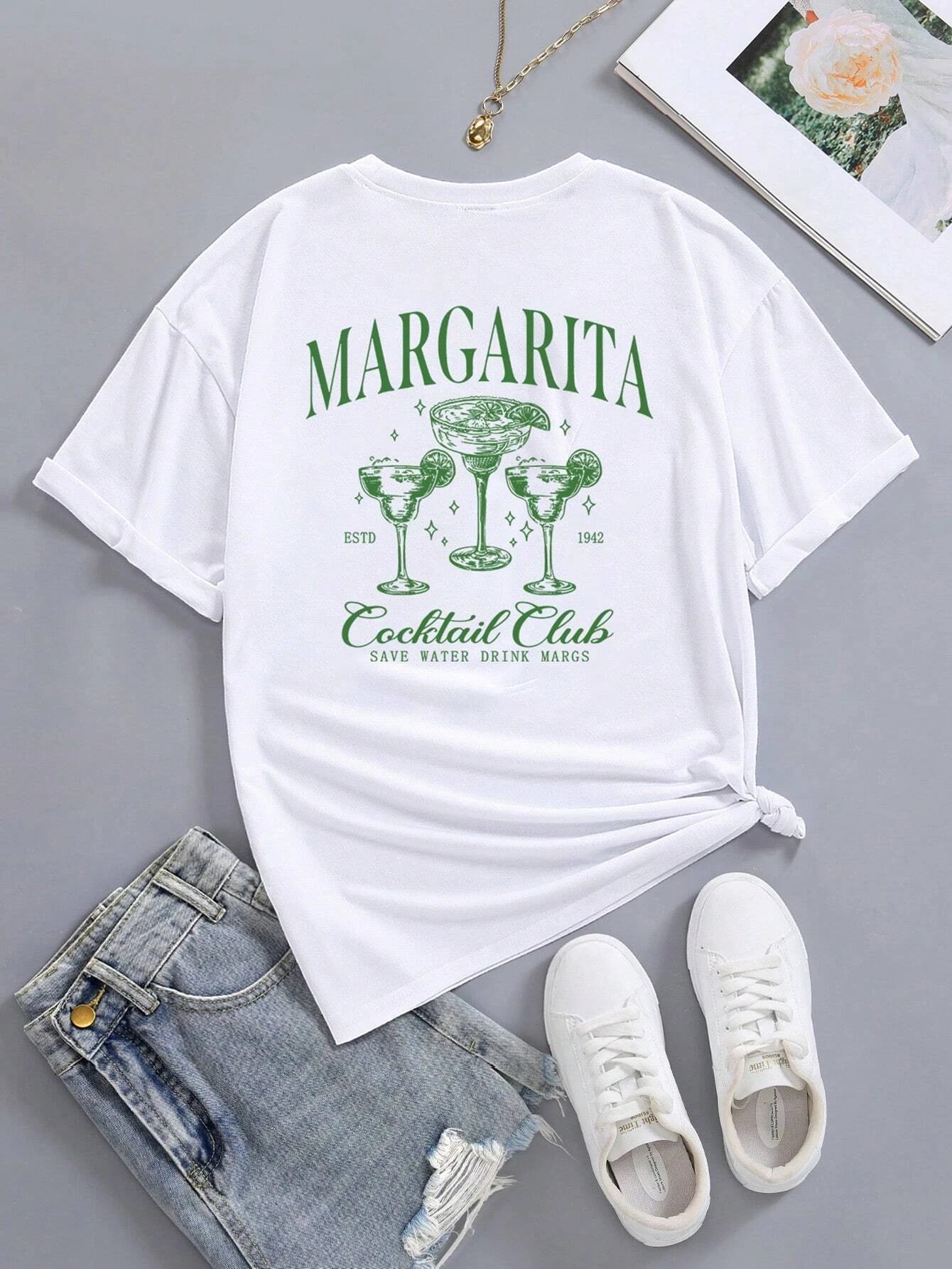Martini Cocktail Women Funny T-Shirts Retro Alcohol Drink T Shirt Cotton Loose Cocktail Party Graphic Tees Unisex Casual Tops