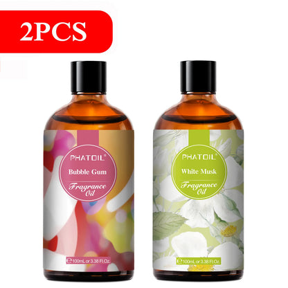 PHATOIL 100ml Fragrance Oil Coconut & Vanilla Bubble Gum Sea Breeze White Musk Aroma Fragrance Oils For Candles Soap Making - Badiee Stylez