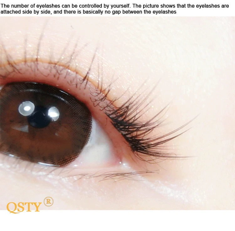 1 box 60 clusters 10/20D extension eyelashes, individual eyelashes, Natural Thick False Eyelashes, , Individual Eyelash Bunche