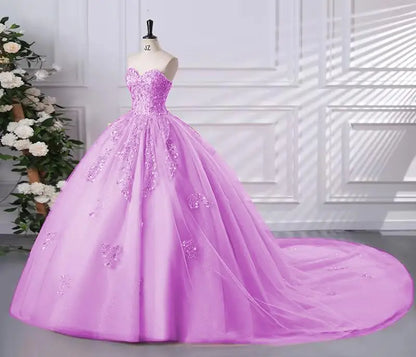 Sonhar Vestidos 15 Quinceanera Dresses Ball Gown Strapless Party Dresses Sweet Ball Gown Customized 15 Year Old Dress Plus Size Badiee Stylez