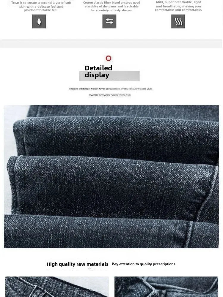 New 2020 Autumn Jeans Women's High-Waisted Slimming Cropped Pants Trendy Student Versatile Straight Legs Smooths Your Silhouette