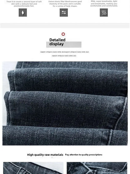 New 2020 Autumn Jeans Women's High-Waisted Slimming Cropped Pants Trendy Student Versatile Straight Legs Smooths Your Silhouette