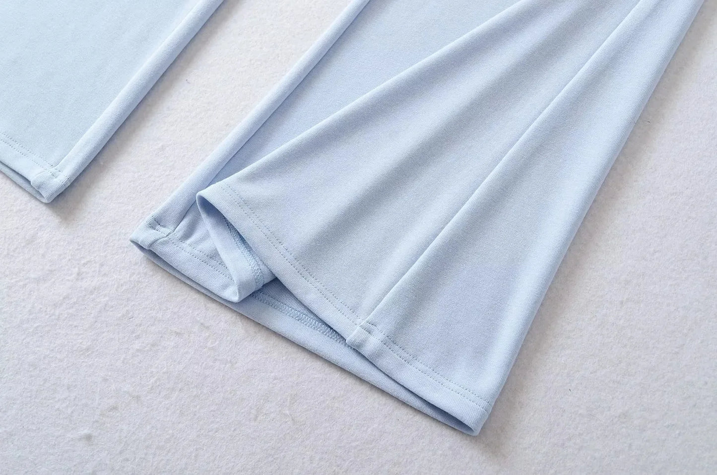 High waisted wide leg micro flared pants spring new style with a drooping feel, home stretch casual pants pantalones mujer