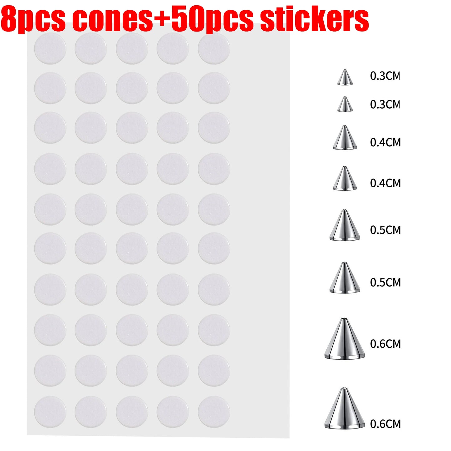 Stainless Steel Fake Nose Ring Sticker Non Piercied Lip Nails Ear Stud for Women Men Pack Fake Eyebrow Lip Piercing Body Jewelry Badiee Stylez