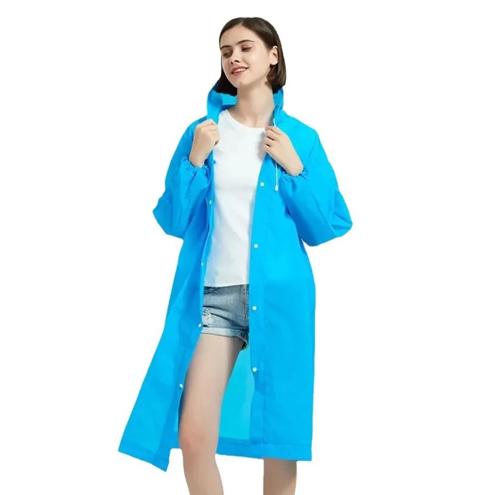 EVA Rain Coat New Full Body Thickening Adult Raincoat Waterproof Convenient Reusable Poncho Outdoor