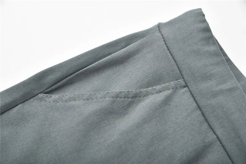 2022 New Solid Jogger Women's Cargo Pants Multi-Pocket Drawstring Elastic Waist Women Sports Pants Streetwear Casual Long Pant Badiee Stylez