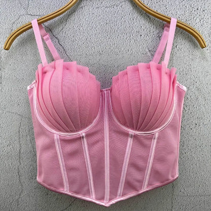 Y2k Top Women Clothing Sexy Tops Camis Tees Fashion Clothes Corset Streetwear Party Club Underwear Bustiers Slimming Lingerie