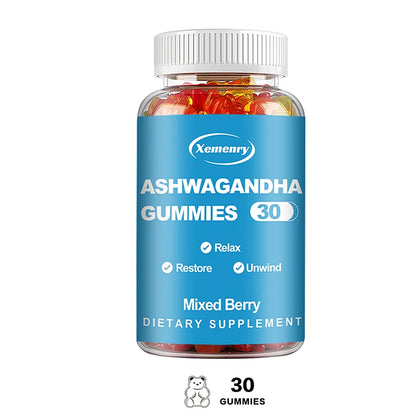 Ashwagandha gummies - Relieve Stress Help with Sleep Support Immune System Health 30 Gummies