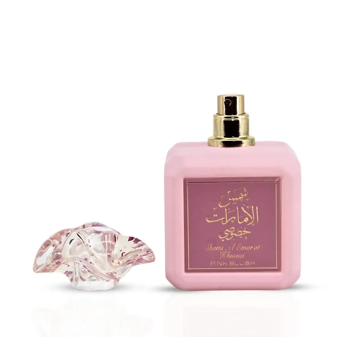 Ard Al Zaafaran Arabian Perfume Pink Blush Shams Al Emarat Khususi Blush Perfume for Women Eau De Parfum - 100 ML (3.4 OZ) - Badiee Stylez