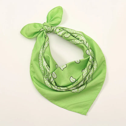 Bohemian Print Bandana Paisley Printed Headbands Hiphop Kerchief Outdoor Unisex Headband Wrist Wraps Face Mask Handkerchief FJ836-19