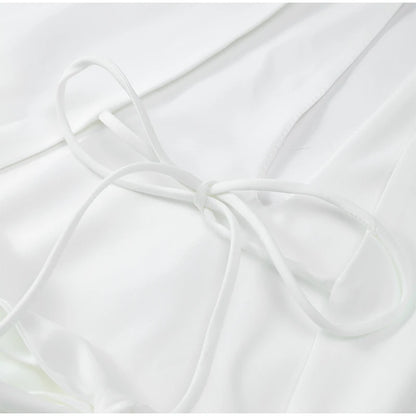 Women Sexy Halter Layered Ruffles Mini Dress Fashion Off Shoulder Backless A Line Vestidos Spring Summer Chic Lady Short Dresses