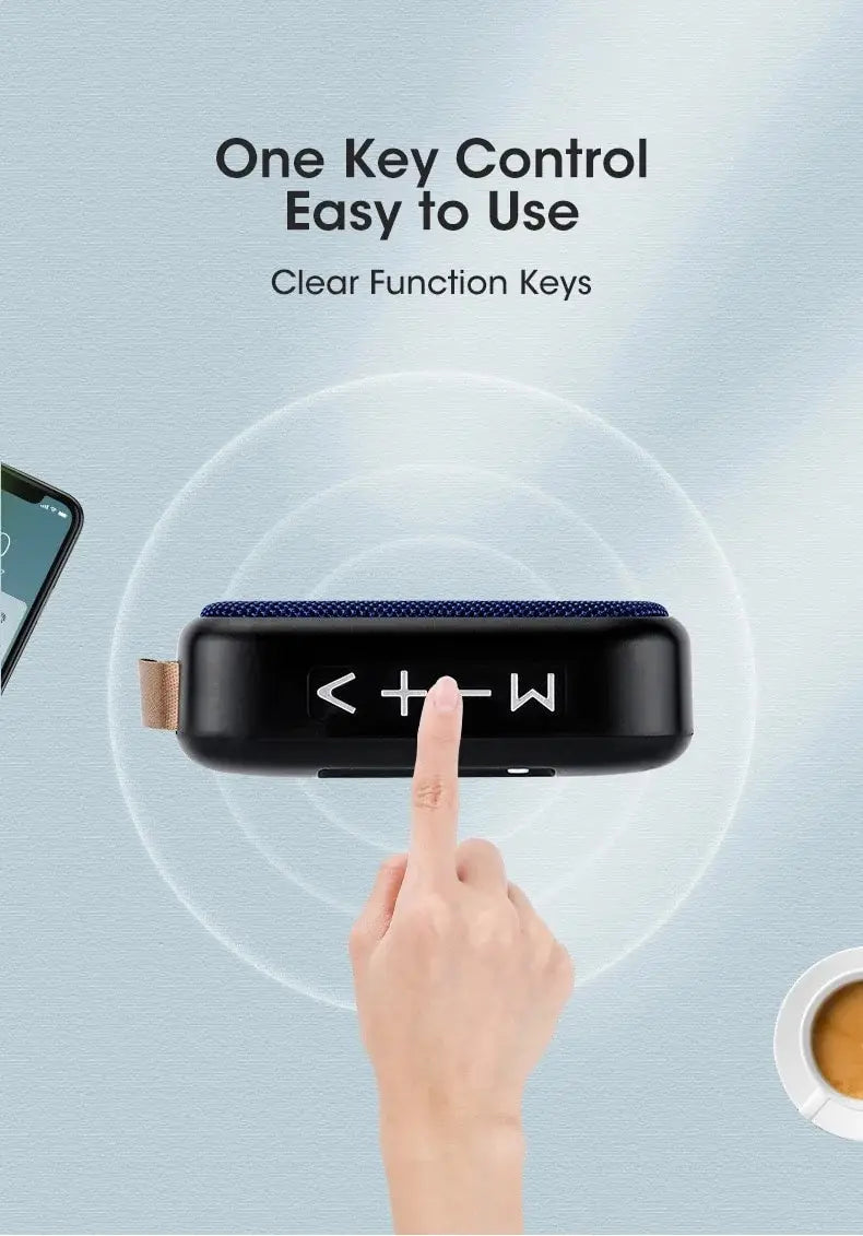 New Wireless  Speaker Outdoor Portable Subwoofer Mini Speaker Home Cloth Card Speaker Badiee Stylez