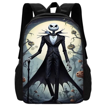 The Nightmare Before Christmas Child School Backpack with Lunch Bags ,Pencil Bags ,School Bags for Boys Girls Best Gift XHOO1-SB-079-A4