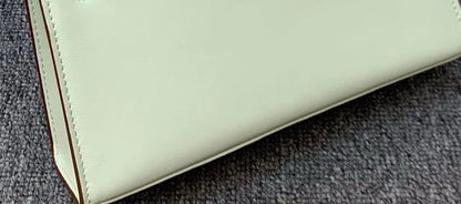 mini bucket handbag swift leather party fashion Clutch bag genuine women luxury shoulder Chain bag girl shopping bag fashion bag light green 22cm