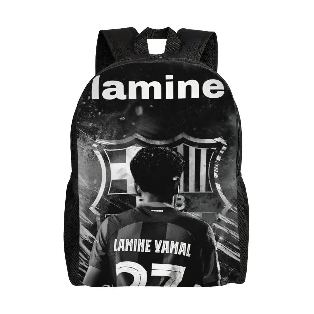 Lamine Y-Yamal Children Backpack for Kids Girls Boys Football Sports Backpacks Kawaii Daycare Child School Bag