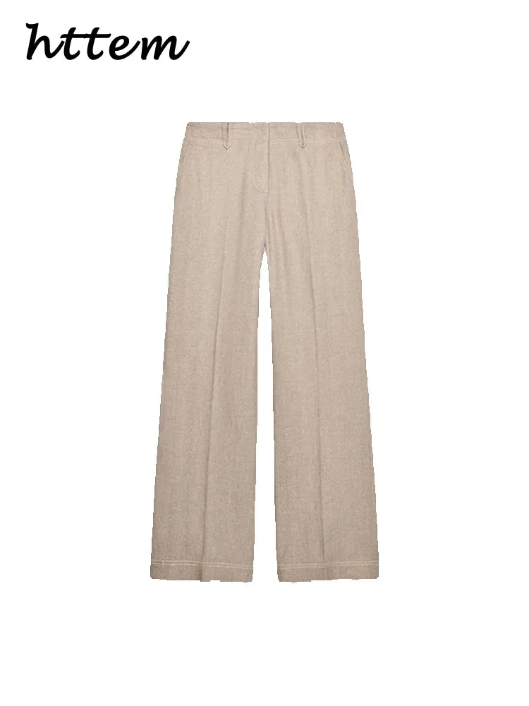 Fashion Short Jackets Pants Sets Women Lapel Zipper Long Sleeve Coats Pleated Straight Pant 2025 Spring Summer Lady Office Suits