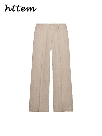 Fashion Short Jackets Pants Sets Women Lapel Zipper Long Sleeve Coats Pleated Straight Pant 2025 Spring Summer Lady Office Suits