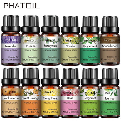 10ml Lavender Essential Oils Pure Natural for Diffuser humidifier Aromatherapy Jasmine Vanilla Aroma Oil for Skin Care, DIY Soap - Badiee Stylez
