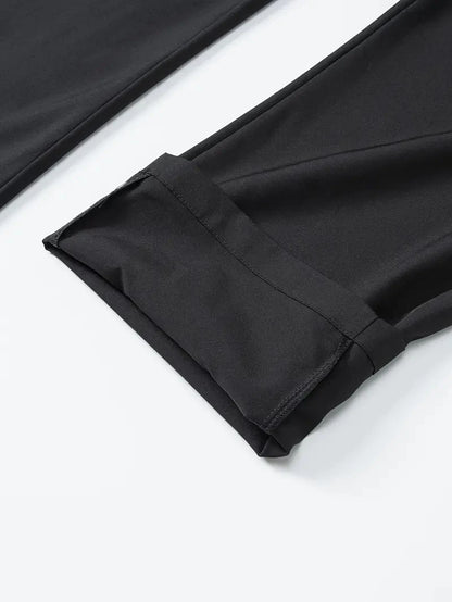 2 Pieces Men's Casual Pants Stretch Elastic Waist Jogger Korean Classic Blue Black Gray Male Brand Trousers Plus Size Badiee Stylez