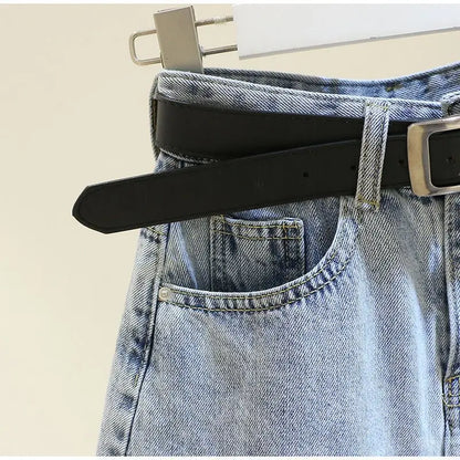 Women's Denim Shorts Summer 2024 New Loose Wide Leg Short Jeans Female Casual Clothes A-line Pants for Women