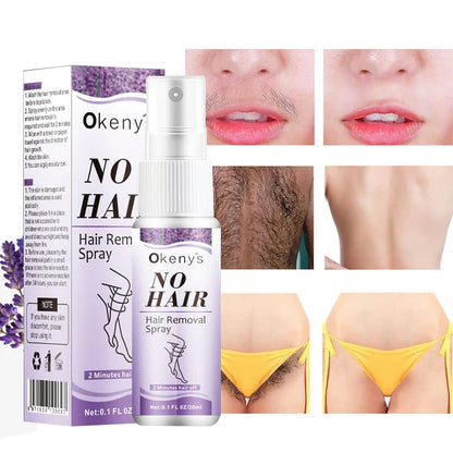 Permanent, painless hair removal spray, axila, legs, arms, hair remover, hair growth inhibitor, nutritious repair, body care