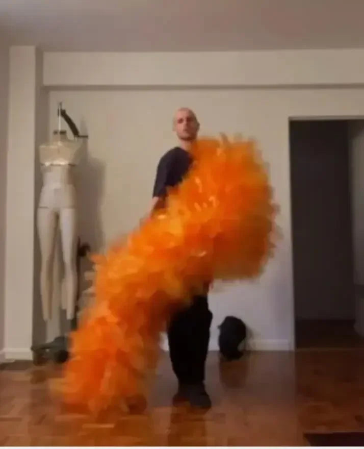 Fashion Stage ball party Club fluffy Ruffle edge tulle boas shawl cape wraps tippet cappa opera cape wedding accessory Badiee Stylez