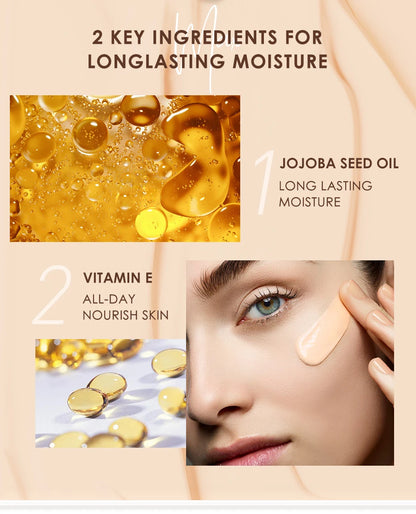 Wholesale FOCALLURE Waterproof Liquid Foundation Cream Full Coverage Oil-control Long-lasting Face Concealer Base Cosmetics