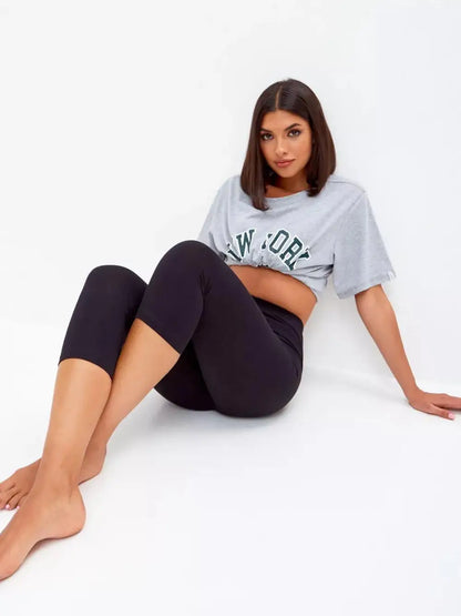 Ultra Soft Capri For S-XXXL Women Pants Fitness Sweatpants No Perspective Exercise Running Yoga Exercise Capri Tight Pants