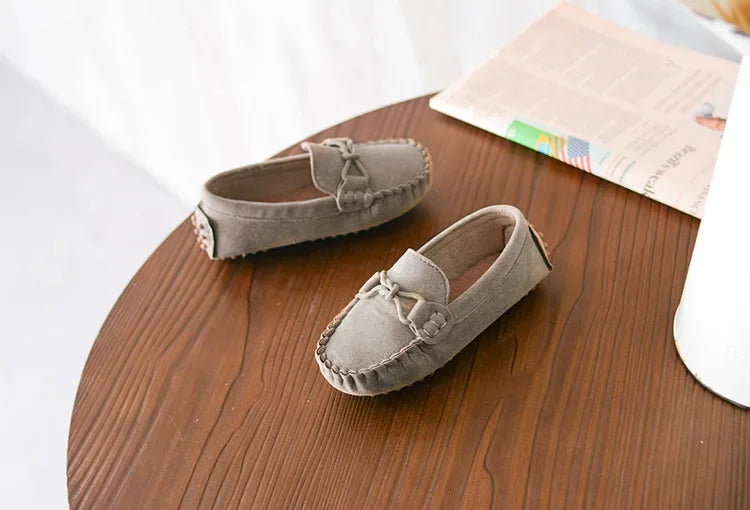 Children Loafers Shoes Boys Flat Sneakers Baby Kids Casual Shoes Toddler Girls Breathable Slip-on Shoes Soft Bottom Solid Color Badiee Stylez