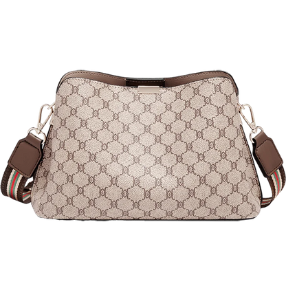 FOXER Monogram Women Shoulder Tote Bag 2025 Fashion Commuter Female Large Crossbody Purse for Mom 901V004F5M CHINA