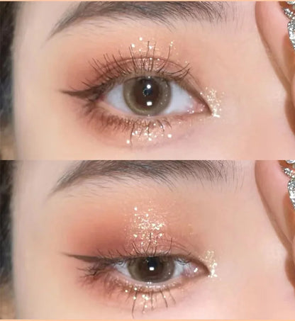 4Color Glitte Eyeshadow Palette Blush Eyeliner Eyeshadow Highlight Contour Palette Eyes Makeup Cute Beauty Cosmetics