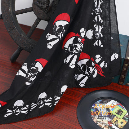 6pcs Pirate Skull Headscarf Bandana Headband Handkerchief Skeleton Cosplay Costume Props Accessories