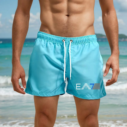 Men's Summer Casual Beach Shorts Lightweight Breathable Surf Swimming and Beach Vacation Beach Shorts Swim Shorts Badiee Stylez
