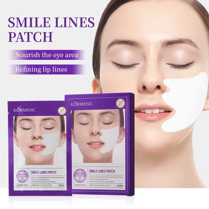 Hydrogel Smile Lines Patch Reduce Fne Lines Lifting Sagging Improve Dry Rough Smooth Enhance Skin Elasticity Moisturizing Care